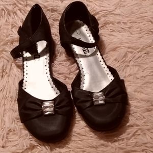 SmartFit Little Girls Black Dress Shoes